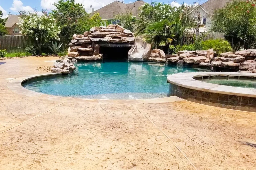 concrete pool deck contractors Pearland TX