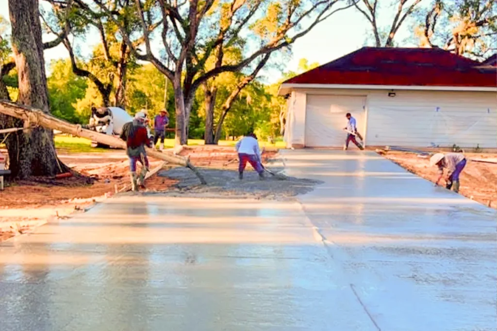 cracked driveway repair Pearland TX