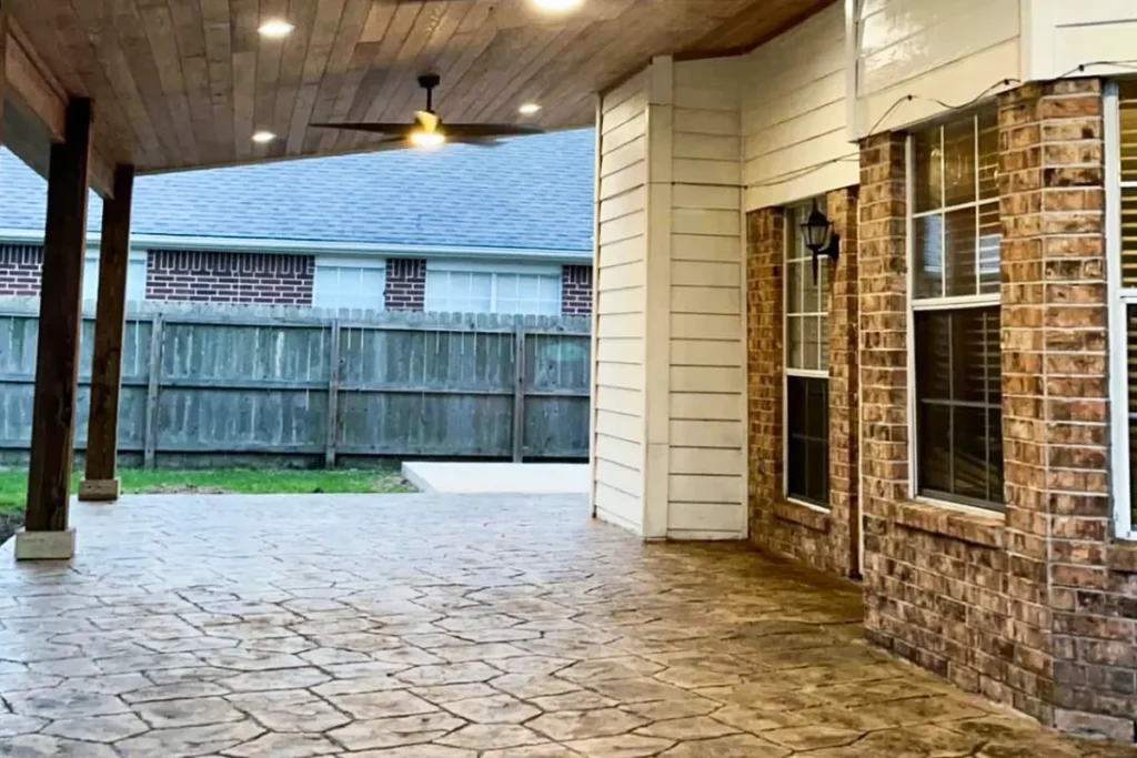 decorative concrete Brazoria County TX