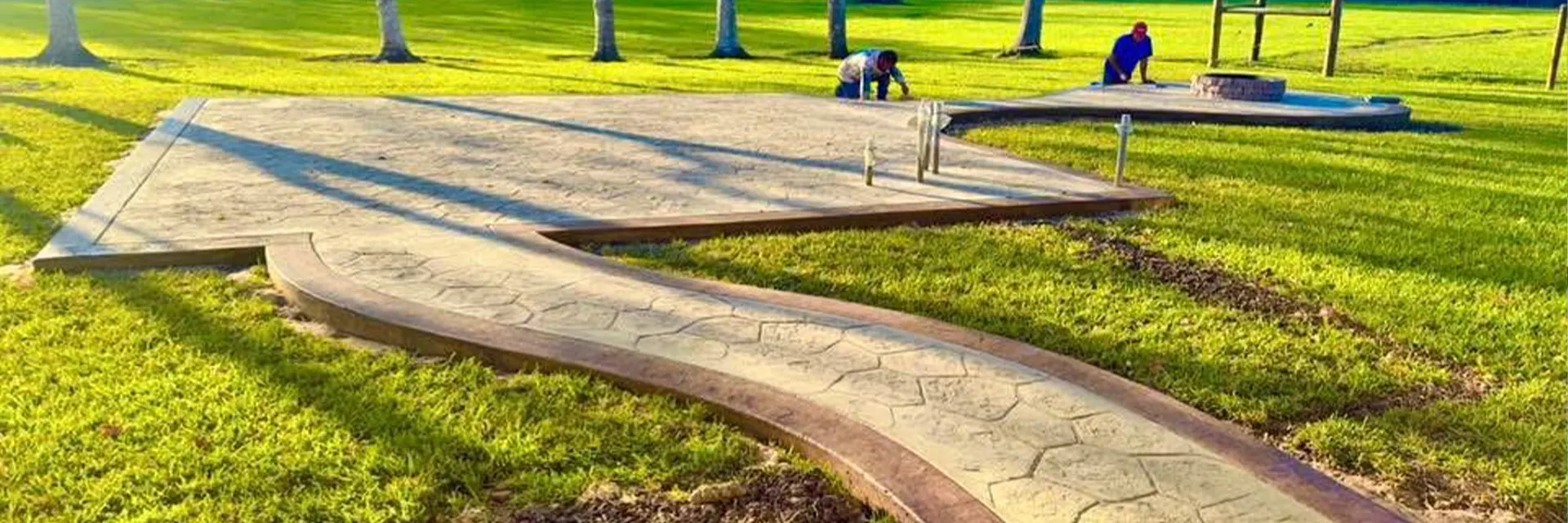 pearlandt tx walkway construction