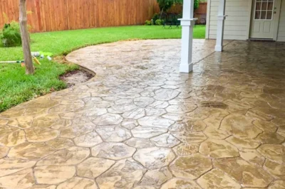 concrete patio installation Pearland TX